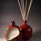 Artisan Ceramic Pomegranate Candle and Diffuser