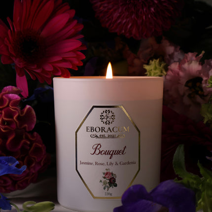 Eboracum Bouquet Floral Candle 