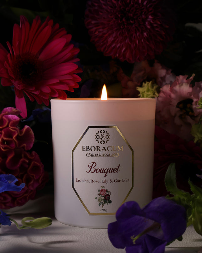 Eboracum Bouquet Floral Candle 