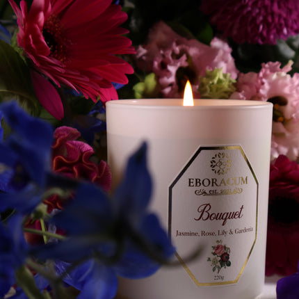 Eboracum Bouquet Floral Candle 