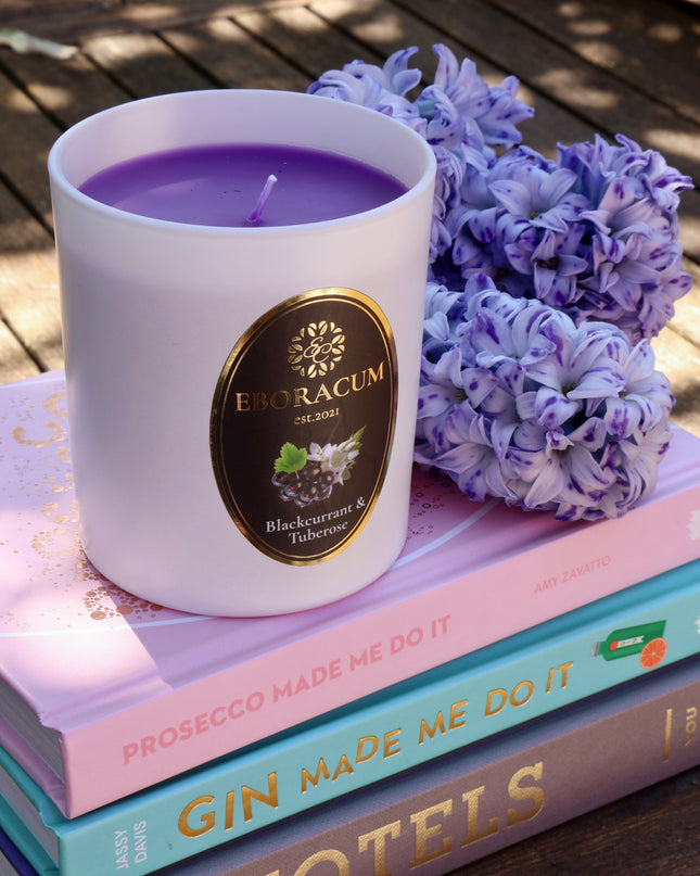 EBORACUM BLACKCURRANT AND TUBEROSE CANDLE