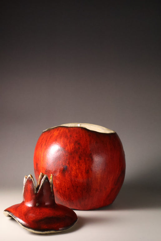 Eboracum Ceramic Pomegranate Candle