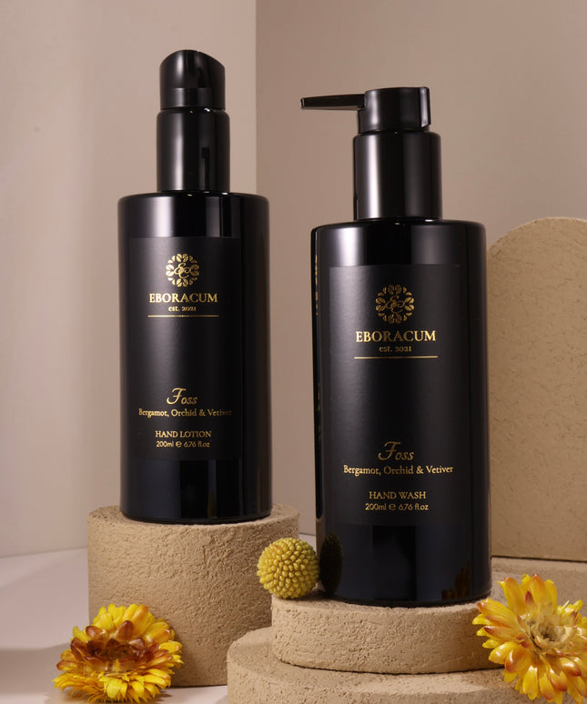 Foss Hand Care in bergamot, orchid and vetiver