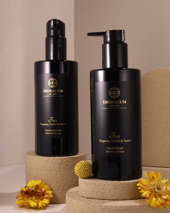 Foss Hand Care in bergamot, orchid and vetiver