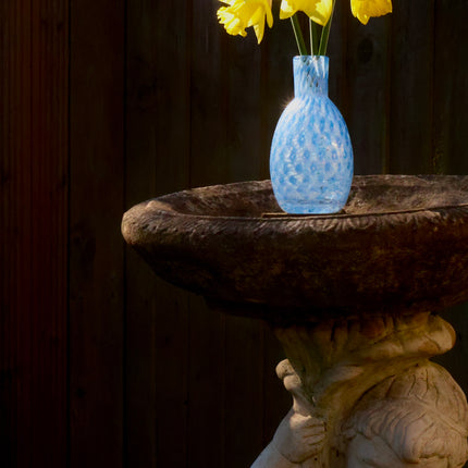 Handblown Diffuser Bottle blue by Stewart Hearn
