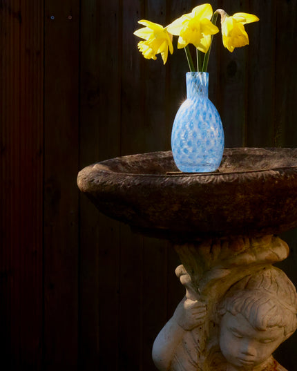 Handblown Diffuser Bottle blue by Stewart Hearn