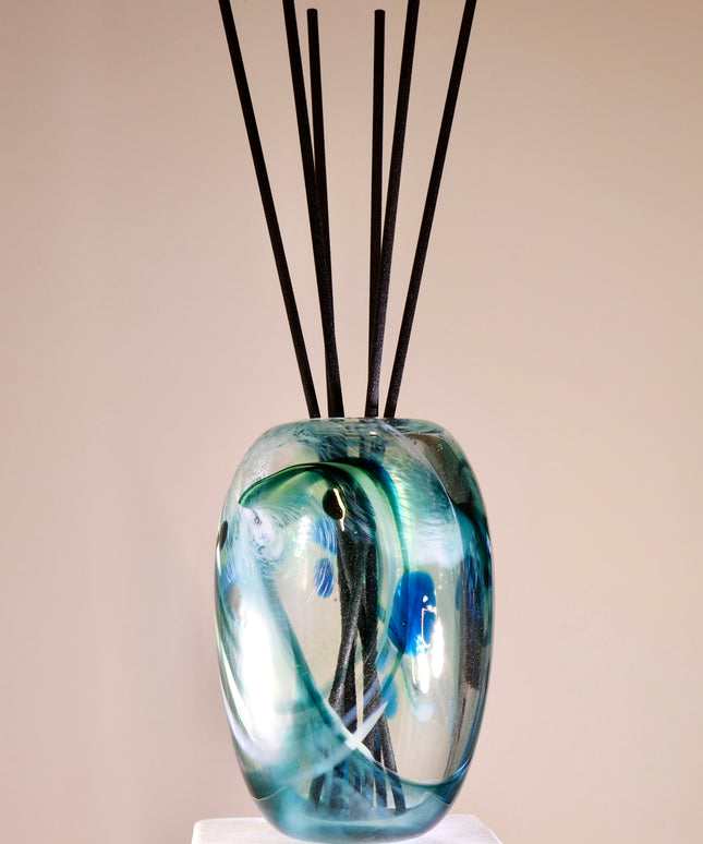 Handblown Glass Bullet Diffuser Bottle 