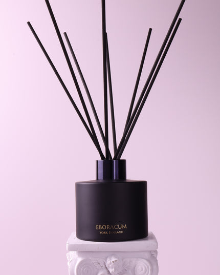 Mint, Ginger & Tobacco Reed Diffuser (100ml) – Matte Black Edition