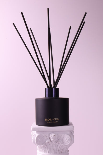 Mint, Ginger & Tobacco Reed Diffuser (100ml) – Matte Black Edition