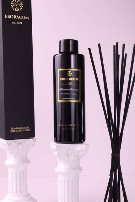 Museum Gardens Diffuser Refill 150ml – Geranium, Woods, Citrus & Eucalyptus