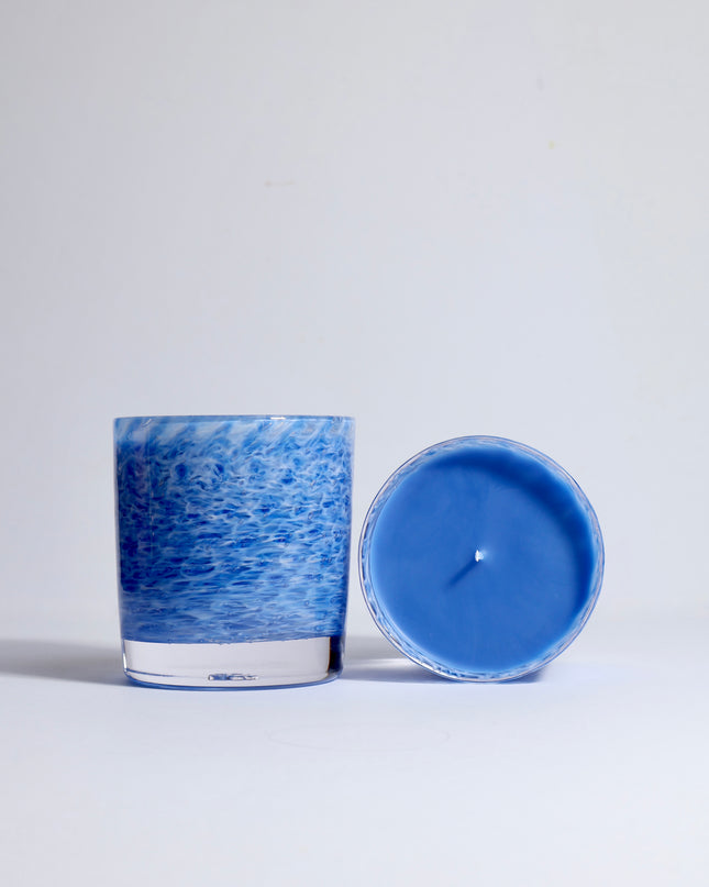 EBORACUM STEWARD HEARN HANDBLOWN GLASS CANDLE