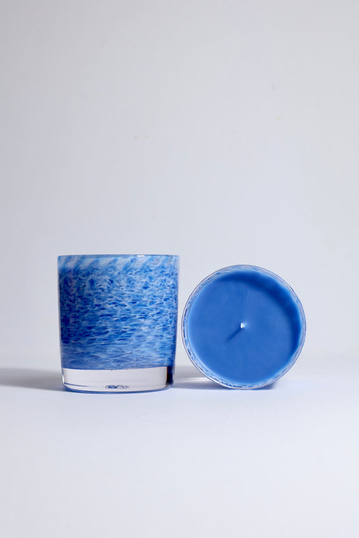 EBORACUM STEWARD HEARN HANDBLOWN GLASS CANDLE