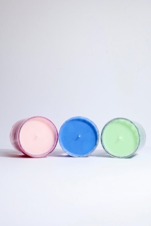 EBORACUM STEWART HEARN HANDBLOWN GLASS CANDLES